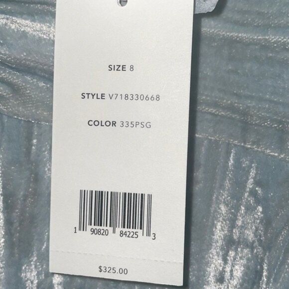 Vince Womens Size 8 Ruched Velvet Paneled Skirt - Picture 12 of 15